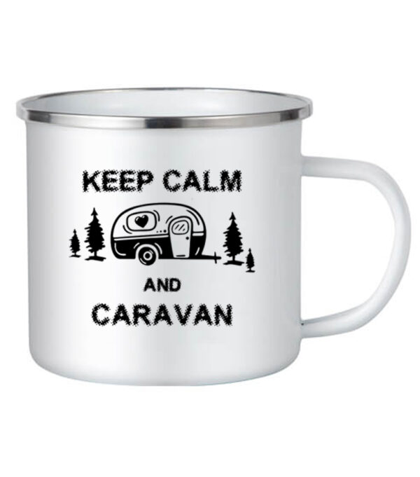 Plecháček s karavanem - keep calm and caravan